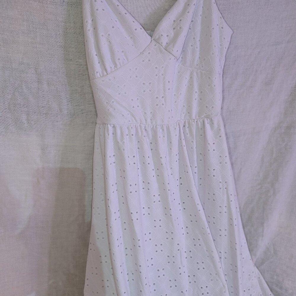 Cute white eyelet sundress
